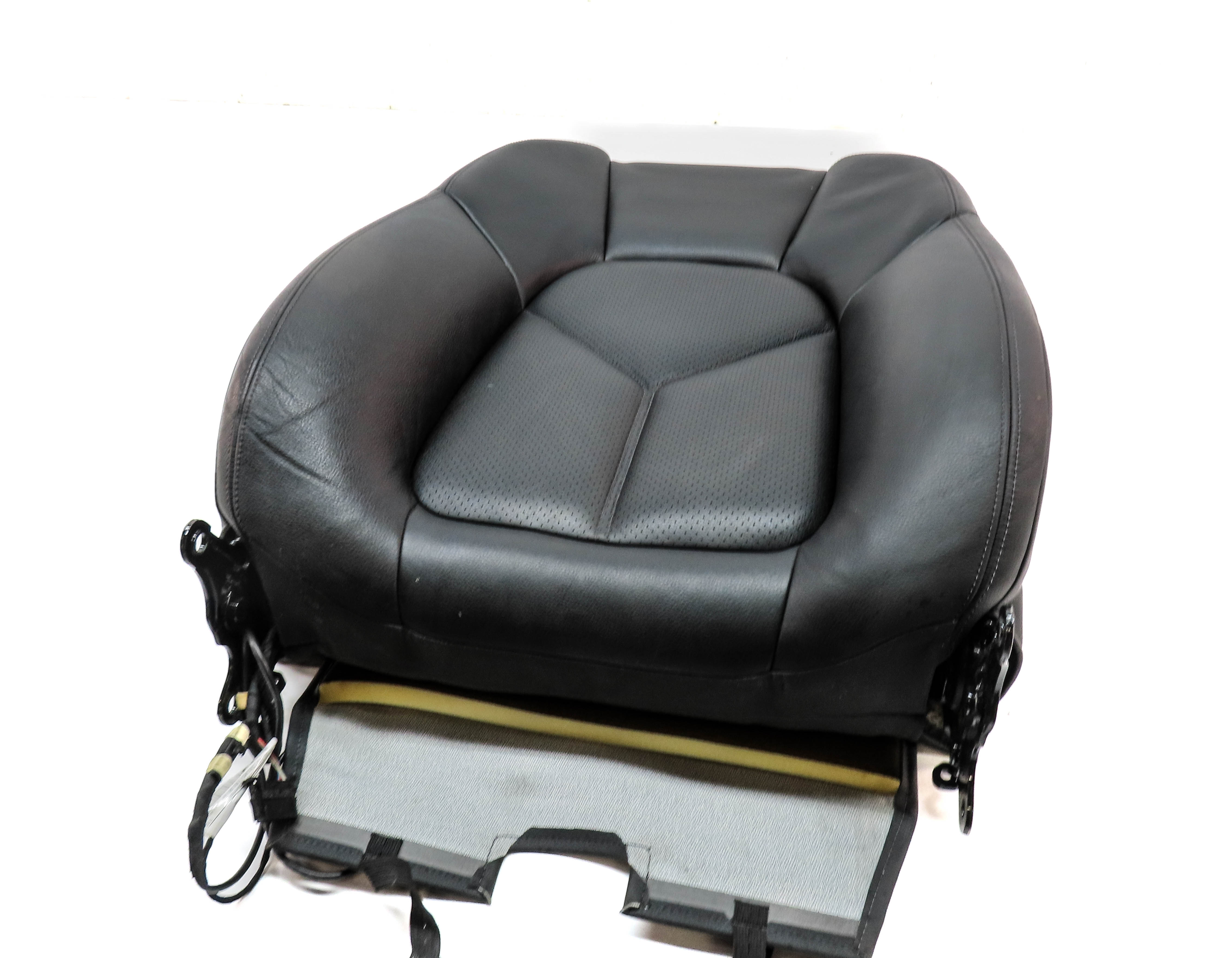 2011 PORSCHE CAYENNE HYBRID (958) FRONT RIGHT UPPER HEATED SEAT CUSHION (Black) — exact item pictured